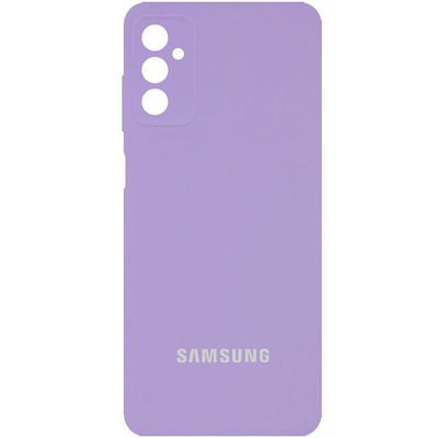 Чохол Silicone Full Camera AA для Samsung Galaxy A04s Бузковий / Dasheen 66784