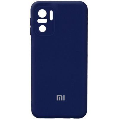 Чехол Silicone Cover Camera для Xiaomi Redmi Note 10 / Note 10s / Poco M5s Темно-синий / Midnight blue 54652