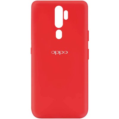 Чехол Silicone Cover My Color A для Oppo A9 2020 / A5 2020 Красный / Red 45982