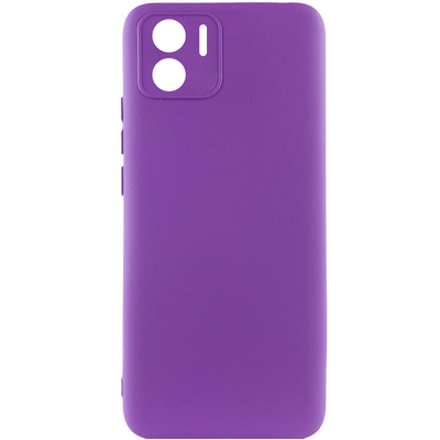Чехол Silicone Lakshmi A Full Camera для Xiaomi Redmi A1 Фиолетовый / Purple 66482