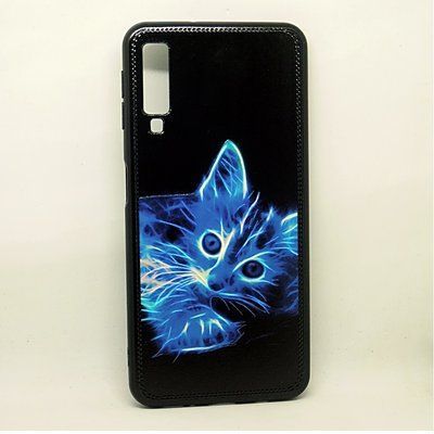 Чохол Night Case для Samsung Galaxy A7 2018 A750 Котик 41452