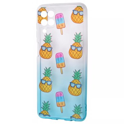 Чехол WAVE Sweet Acid для Samsung Galaxy A22 / M32 / M22 White / Turquoise / Pineapple 56817