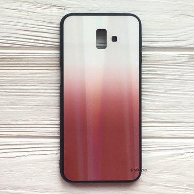 Чехол Gradient для Samsung Galaxy J6 Plus 2018 J610 White /Red 33001