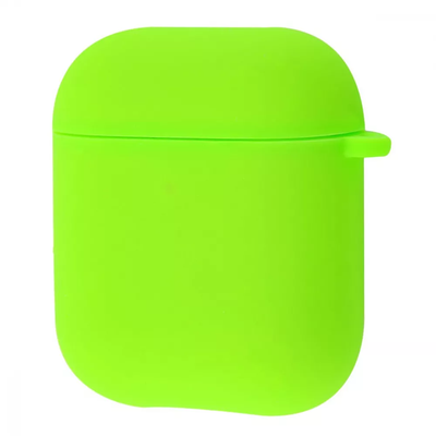 Чехол Silicone Case для Apple Airpods 1/2 Lime green 80209