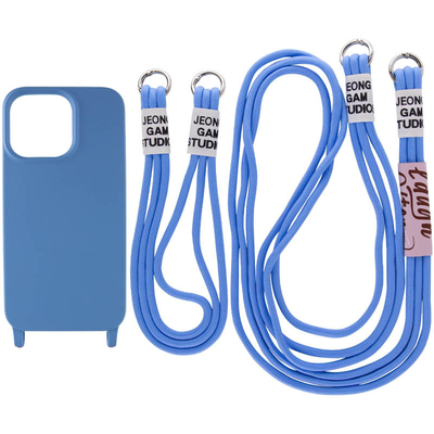 Чехол California со шнурками для Iphone 13 Pro Синий / Cosmos blue 69504