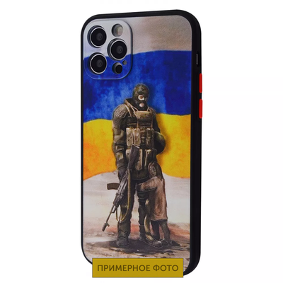 Чохол патріотичний WAVE Ukraine Shadow Matte для iPhone XR Protector of children 65323
