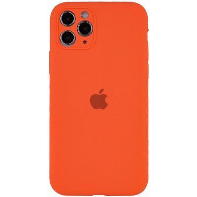 Чохол Silicone Case з захистом камери для Iphone 12 Pro Помаранчевий / Kumquat 52990
