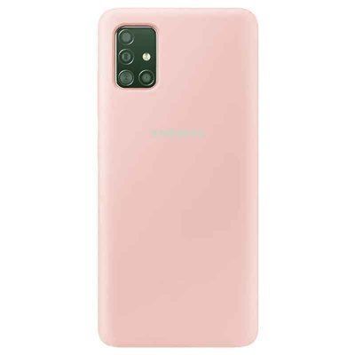 Чехол Silicone Cover для Samsung Galaxy A51 Розовый / Pudra 54753