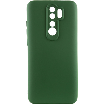 Чохол Silicone Lakshmi A Full Camera для Xiaomi Redmi 9 Зелений / Dark green 66532