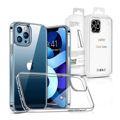 Чохол Silicone Clear Case 2.0mm для Iphone 14 Pro Max Прозорий 86014