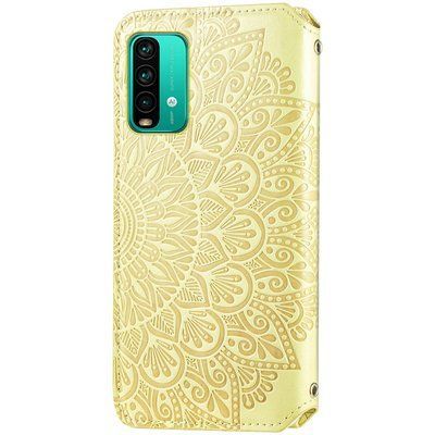 Чехол-книжка ETMA Mandal для Xiaomi Redmi 9T Желтый 55823