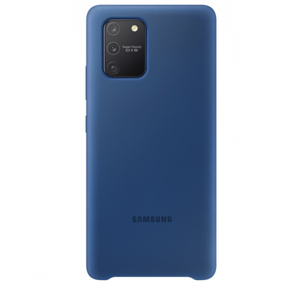 Чехол Silicone Cover для Samsung Galaxy S10 lite G770F Синий / Blue 68337