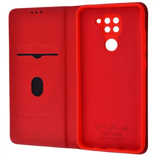 Чехол-книжка WAVE Flip для Xiaomi Redmi Note 9 / Redmi 10X Red 48222