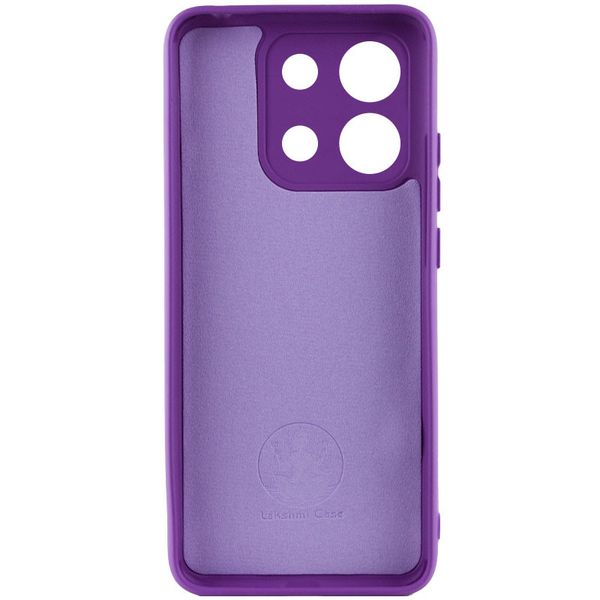 Чехол Silicone Lakshmi A Full Camera для Xiaomi Redmi Note 13 Pro 5G / Poco X6 Фиолетовый / Purple