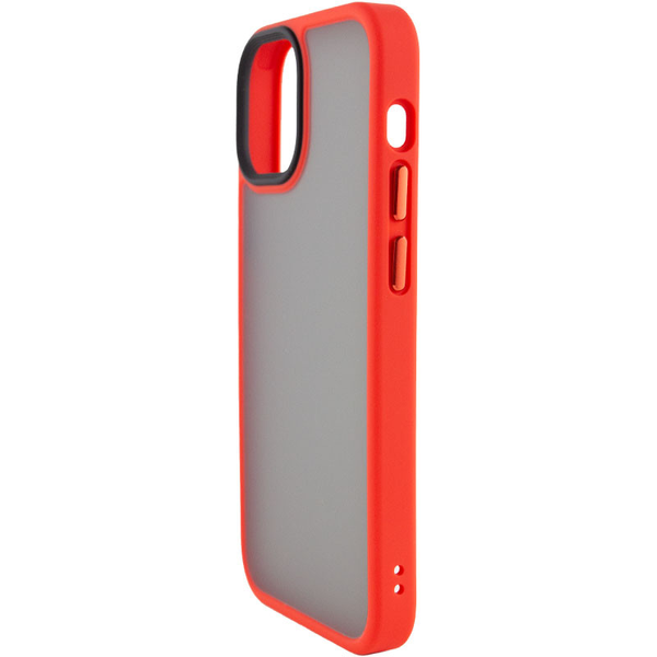 Чохол Metal Buttons для Iphone 13 Pro Червоний 63419