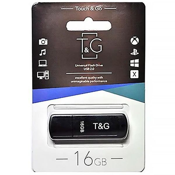 Флеш-память T&G 011 16GB Black 82112