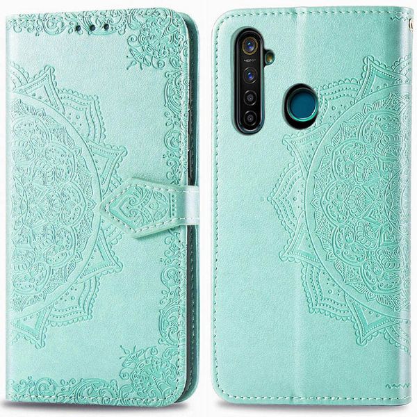 Чехол-книжка Art Case для Realme 5 / 6i Бирюзовый 55671