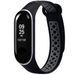 Ремінець Silicone для Xiaomi Mi Band 3/4 Sport Black / Gray 37806