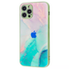 Чохол TPU+Glass Marble Clouds для Iphone 13 Pro Green 61300 1