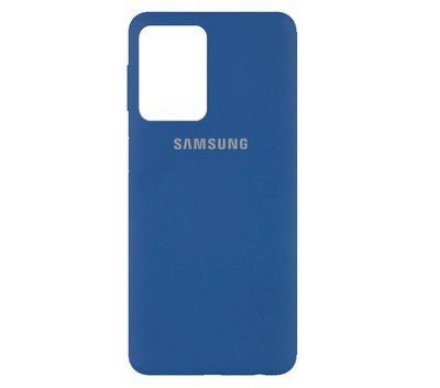 Чохол Silicone Cover для Samsung Galaxy A72 Синій / Navy Blue 54785
