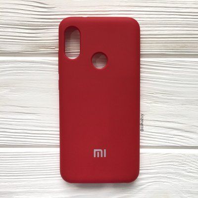 Чехол Silicone Case для Xiaomi Redmi Note 5 / 5 Pro Бордовый 32779
