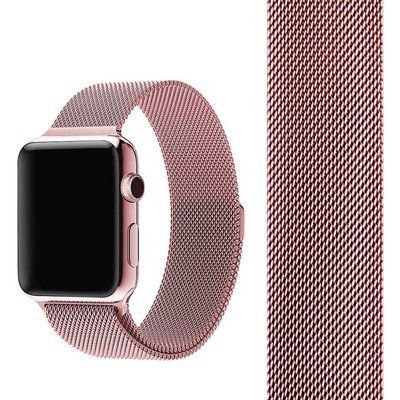 Ремешок Milanese Loop для Apple Watch 42/44/45/49 mm Розовый 34620