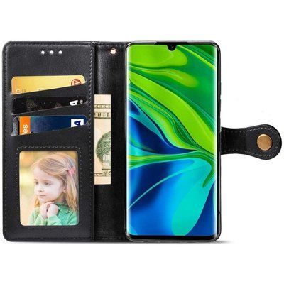 Чохол-книжка ETMA Gelan для Xiaomi Mi Note 10 / 10 Pro Чорний 45460