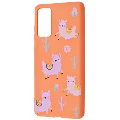 Чехол WAVE Fancy для Xiaomi Mi 10T / Mi 10T Pro Funny / llamas peach 52478