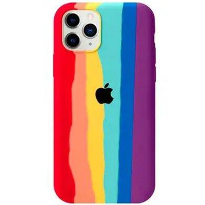 Чохол Silicone Case для Iphone 12 / 12 Pro Rainbow2 85996