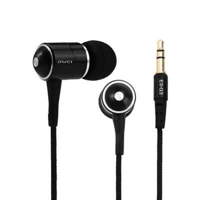 Навушники Awei ES-Q3 Black 36790