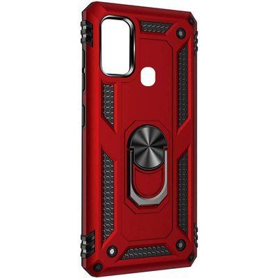Протиударний чохол Serg Magnet Ring для Samsung Galaxy M30s / M21 / M31 Червоний 42938