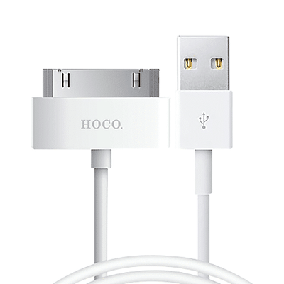 Кабель Hoco X1 USB - 30 Pin для IPhone 4 / 4S 1м White 37190