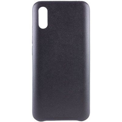 Защитный чехол Leather Case для Xiaomi Redmi 9A Черный 48101