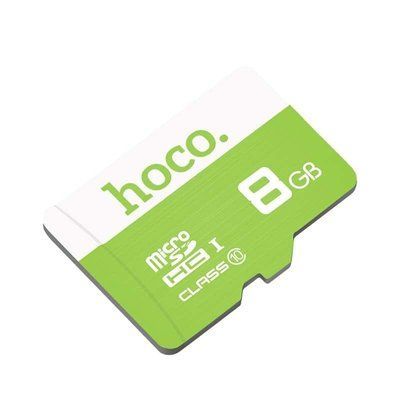 Карта пам'яті Hoco MicroSD 8GB Class HC-I 10 Green 37849
