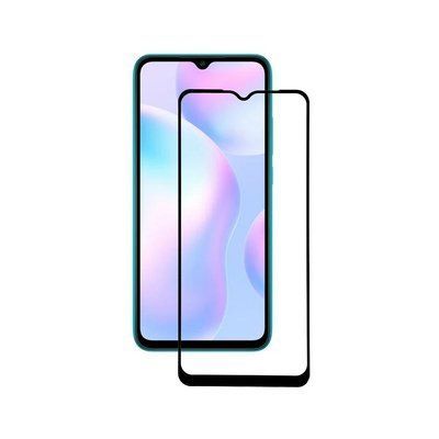 Защитное стекло Goldish Full 9H для Xiaomi Redmi 9A / 9C / 10A / A1+ / A1 / A2 / A2+ Black 56372