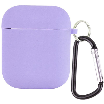 Чехол Silicone Case для Apple Airpods 1/2 Сиреневый / Dasheen 66967