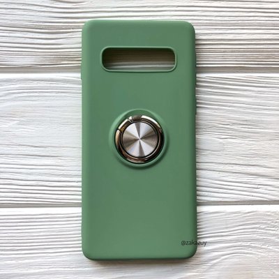 Чехол Summer Magnet Color Ring для Samsung G975 Galaxy S10 Plus Салатовый 34015