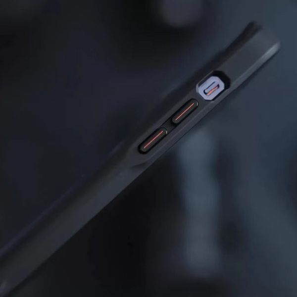 Чохол Metal Buttons MagSafe Carbon Ring для Iphone 14 Pro Max Чорний 84461