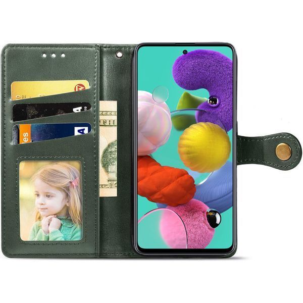 Чохол-книжка ETMA Gelan для Samsung Galaxy A51 Зелений 44296