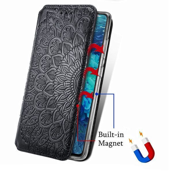 Чехол-книжка ETMA Mandal для ZTE Blade V2020 Smart Черный 55856