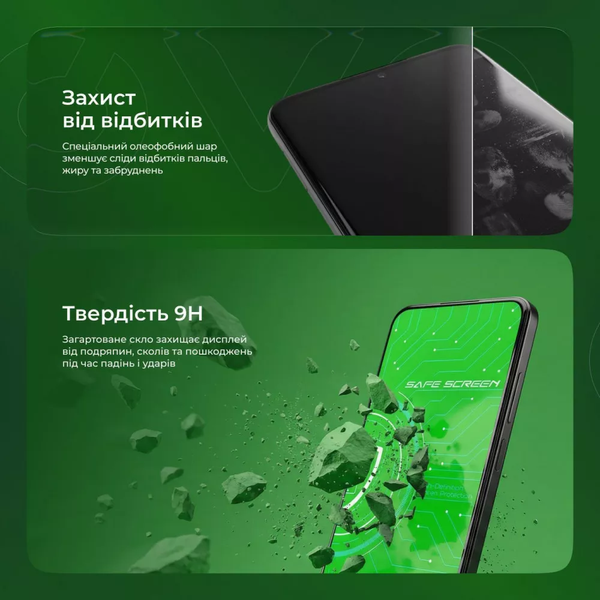 Захисне скло Pruf Safe для Samsung Galaxy A27 Black