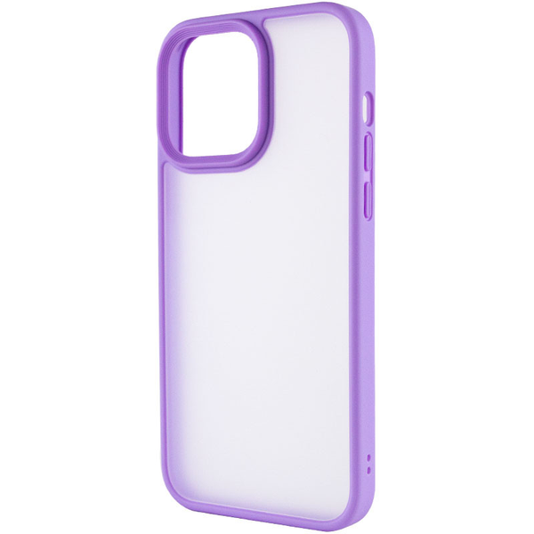 Чехол Metal Buttons для Iphone 14 Pro Max Сиреневый 69028
