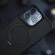 Чохол Metal Buttons MagSafe Carbon Ring для Iphone 14 Pro Max Чорний 84461 4