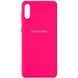 Чехол Silicone Cover для Samsung Galaxy A02 Розовый / Barbie pink 54685