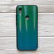 Чохол TPU+Glass Gradient Aurora для Xiaomi Redmi 7 Салатово-Блакитний 33818
