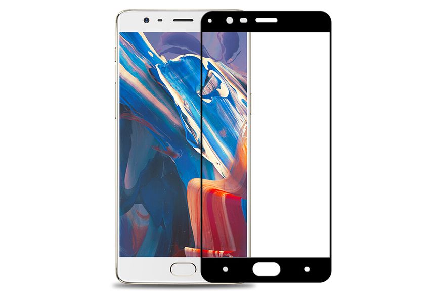 Захисне скло Full Cover для OnePlus 3 / 3T Black 34374