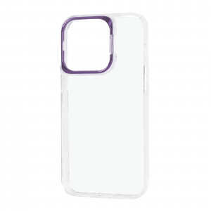 Чехол Apex Capsule для Iphone 13 Pro / 14 Pro Прозрачный / Deep Purple 69557