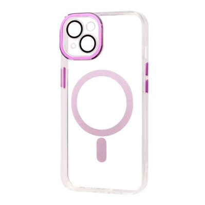 Чехол PHIBR Color MagSafe для Iphone 14 Прозрачный / Plum 82534