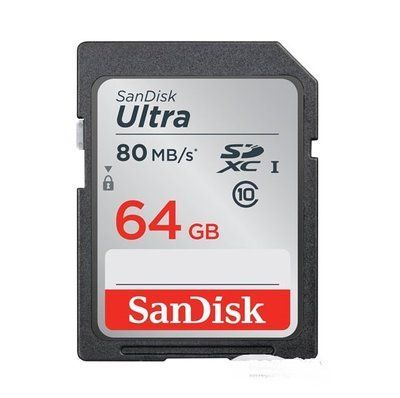 Карта пам'яті SanDisk SD 64GB Class UHS-I 10 Black 37937