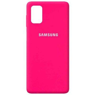 Чехол Silicone Cover для Samsung Galaxy A51 Розовый / Barbie pink 54752